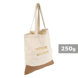 Хлопковая покупочная сумка с применением пробки