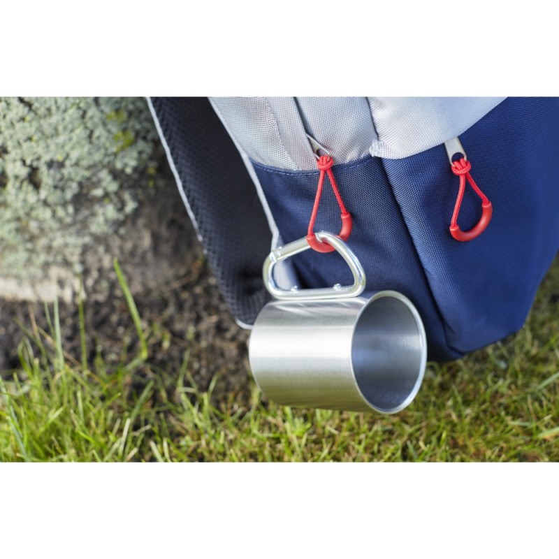 Металлическая кружка 185 мл с карабином