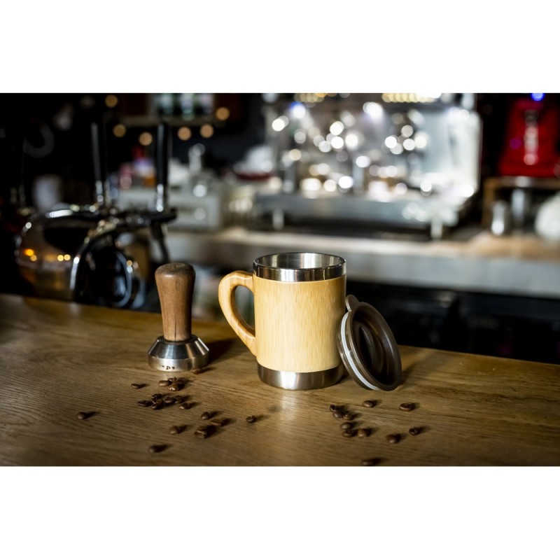 Бамбуковая термокружка 300 мл | Kol