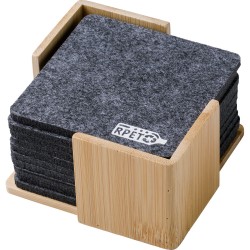 Набор фетровых подставок RPET, 10 шт