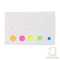 Держатель для записок, клейкие записки, бумага из семян