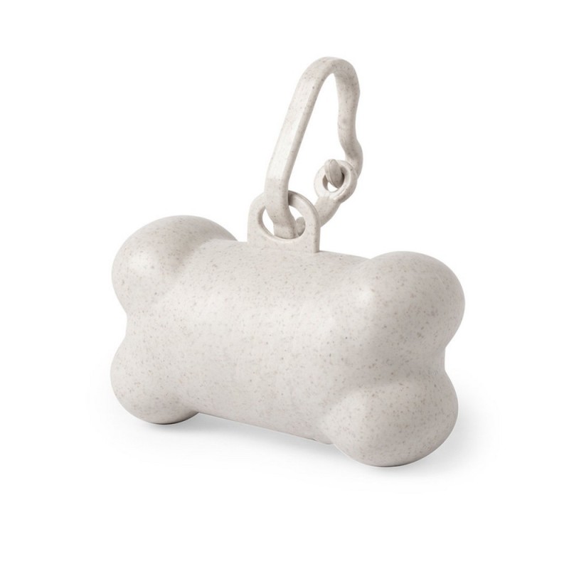 Диспенсер для мешков из бамбука для сбора экскрементов собак