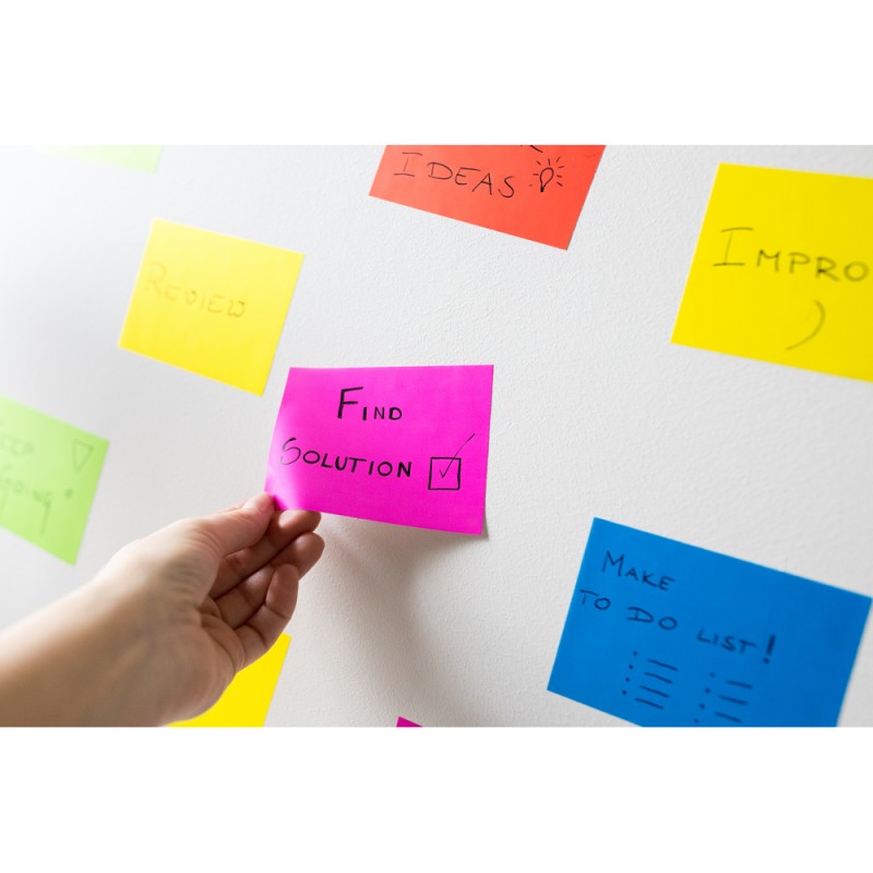 Офис. электростатические самоклеящиеся заметки | rolly