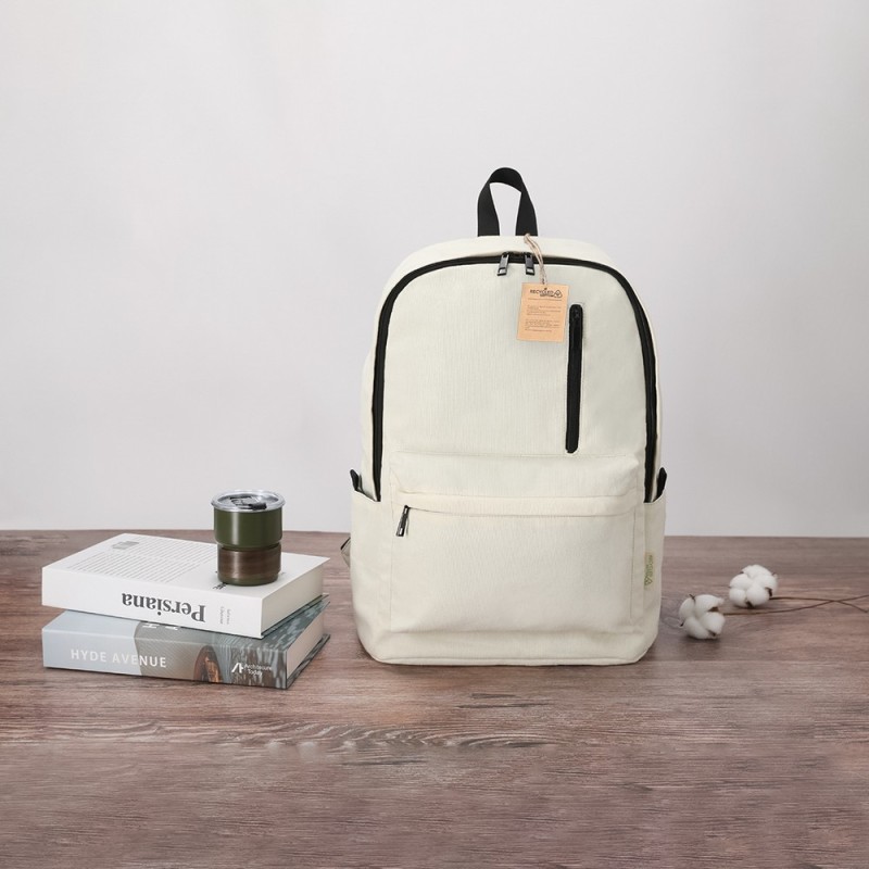 Сумки и рюкзаки. рюкзак из переработанного хлопка для ноутбука 15