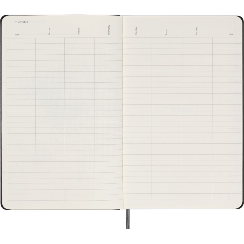 Планировщик Moleskine без даты на спирали