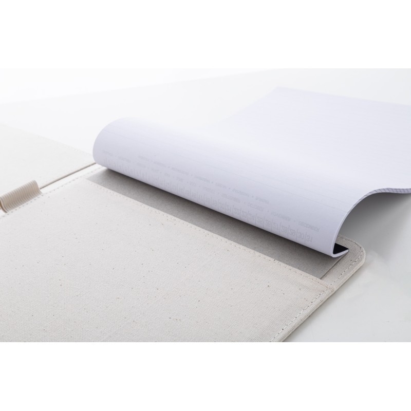 Папка для документов из переработанного холста