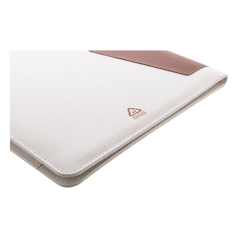 Папка для документов из переработанного холста