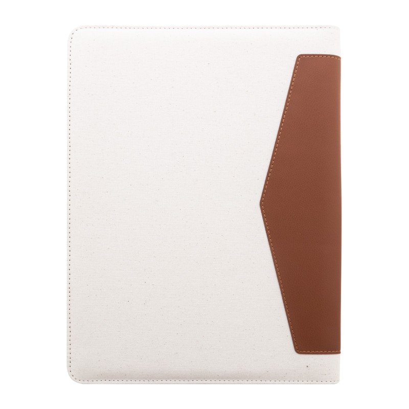 Папка для документов из переработанного холста