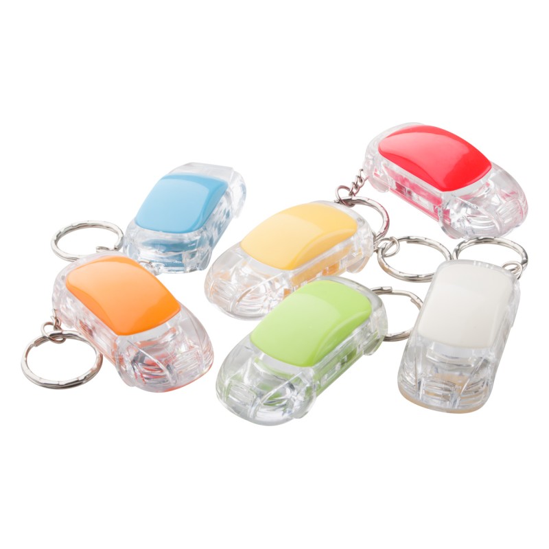 Пластиковый брелок в форме автомобиля