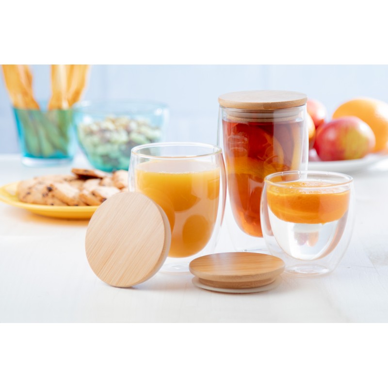 Стеклянная термокружка