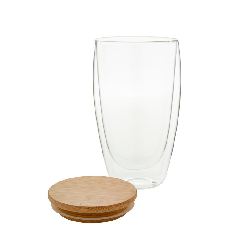 Стеклянная термокружка