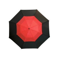 Зонт из стекловолокна MONSUN, черный, красный