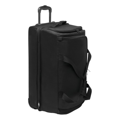 Дорожная сумка-тележка BERGEN, черная Дорожная сумка-тележка BERGEN, черная