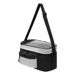 Термосумка BIKE, черная, серая