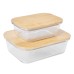 Ланч-бокс ROSILI M, с бамбуковой крышкой: вместимость примерно 350 мл Ланч-бокс ROSILI M, с бамбуковой крышкой: вместимость примерно 350 мл