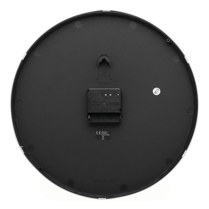 Радиоуправляемые настенные часы URANUS, серебристые, белые