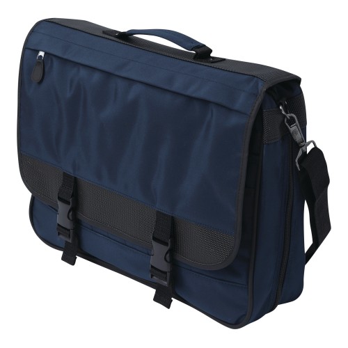 Сумка для документов AVANTI, черная, синяя