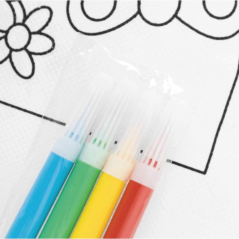 Рюкзак для раскрашивания COLORFUL HOBBY, белый