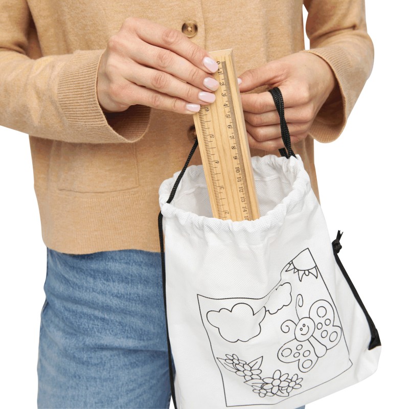 Рюкзак для раскрашивания COLORFUL HOBBY, белый