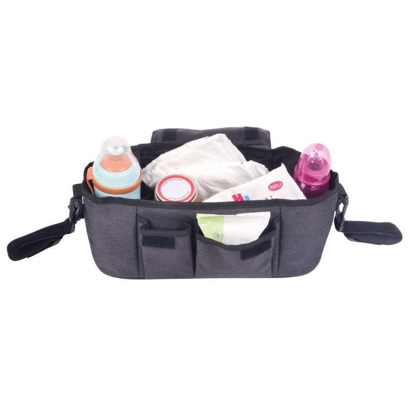 Сумка для коляски BABY AID, антрацит