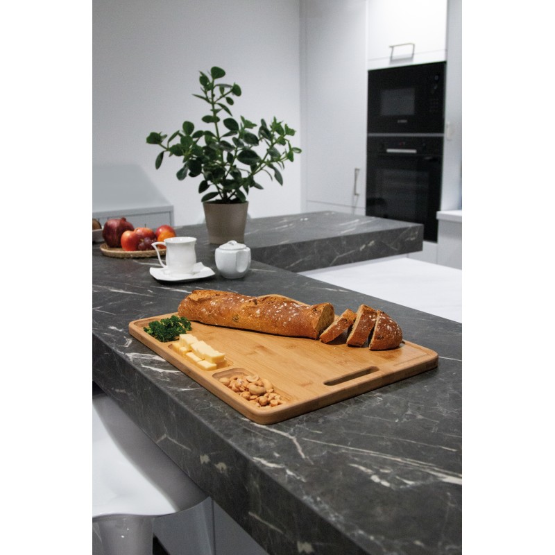 Большая разделочная доска БАМБУКОВАЯ СЕРВИРОВОЧНАЯ