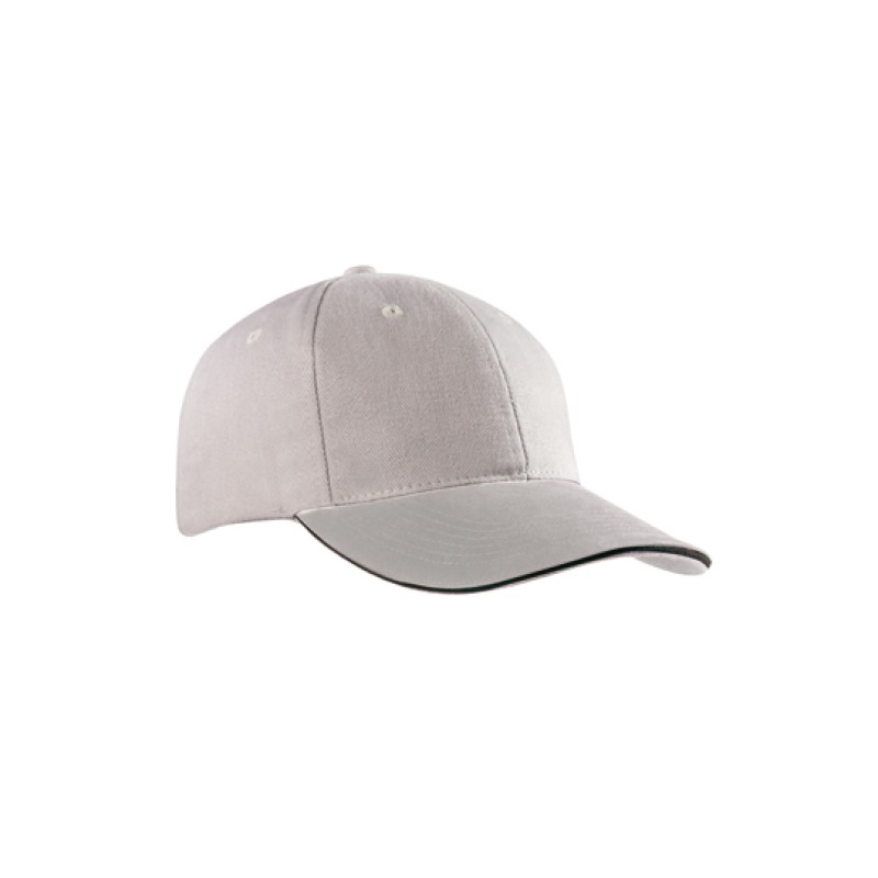 Кепка с шестью панелями и вставкой