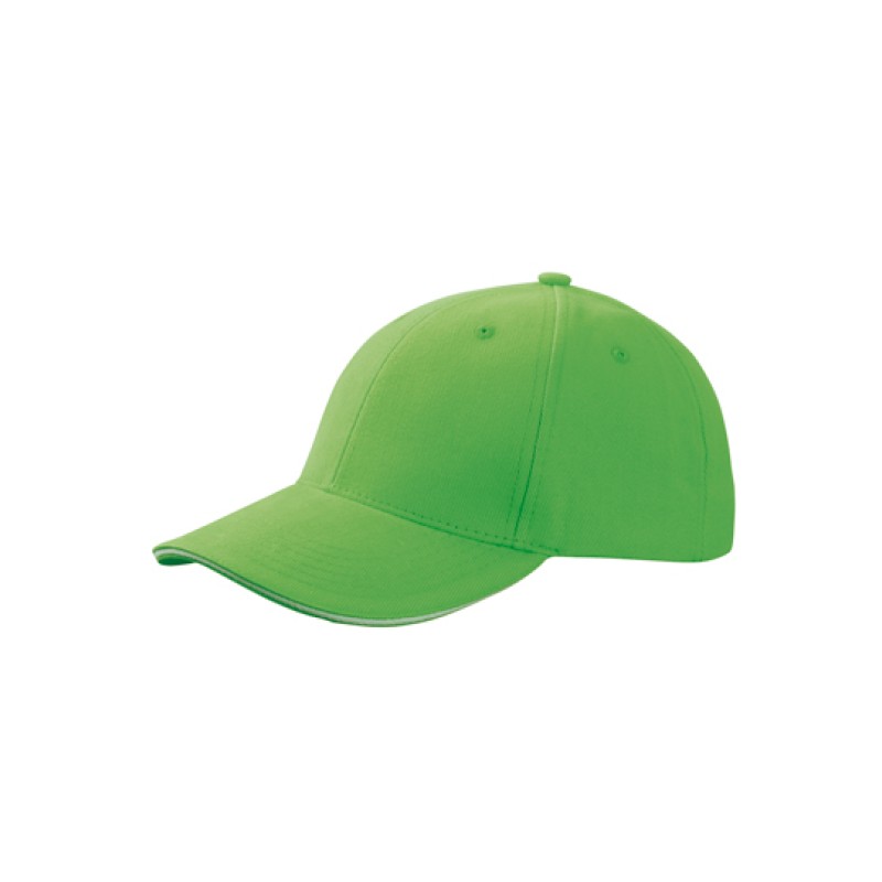 Кепка с шестью панелями и вставкой