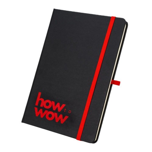 Блокнот формата a5 с цветной гравировкой