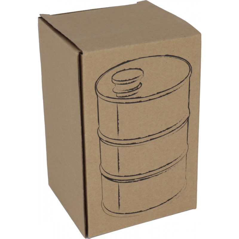 Фляга в форме бочки