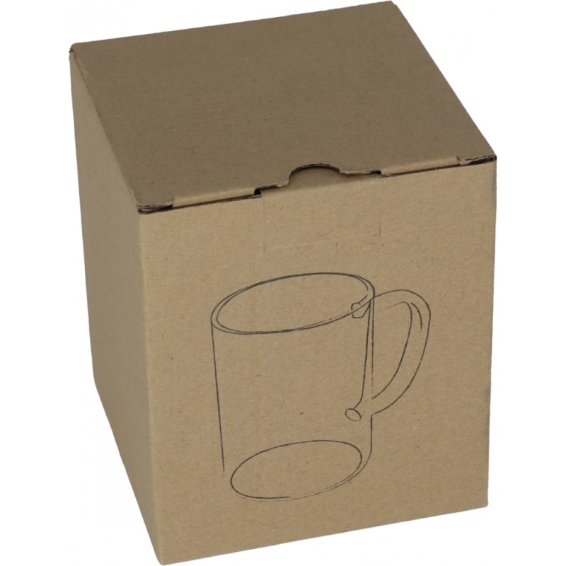 Стеклянная кружка с цветной ручкой