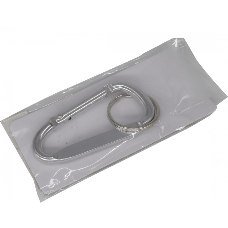 Металлический брелок для ключей с карабином