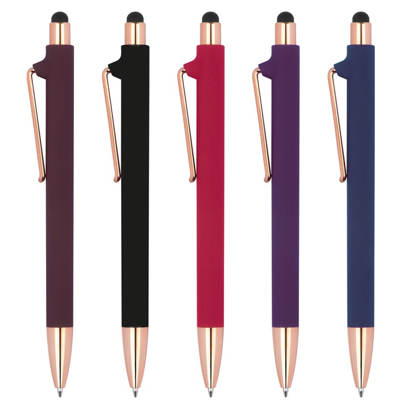 Резиновая шариковая ручка