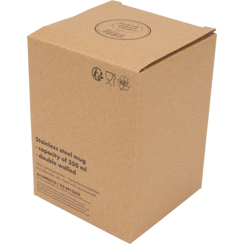 Стальная кружка 350 мл