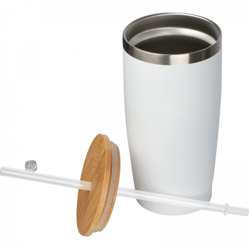 Термокружка с трубочкой