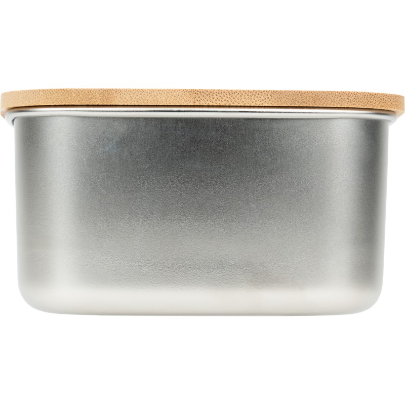 Ланч-бокс с приборами и бамбуковой крышкой