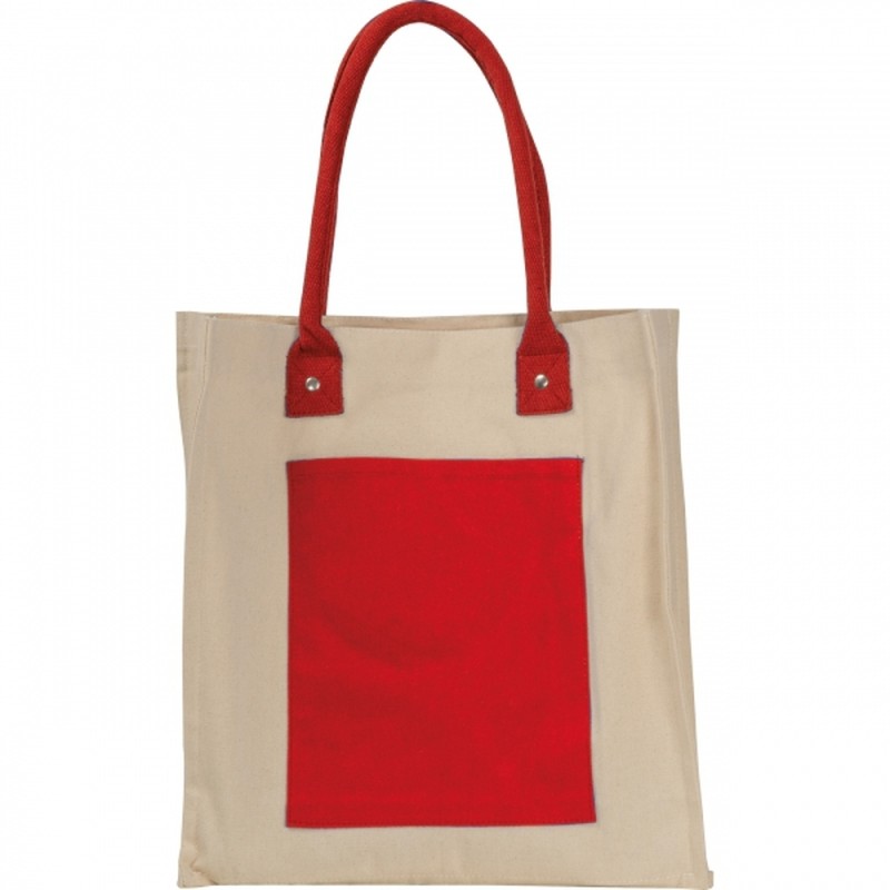 Сумка из холста с длинными ручками, плотность 320 г/м2