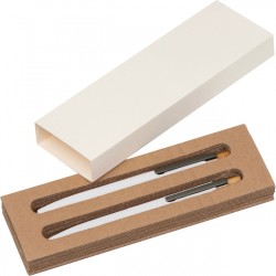 Канцелярский набор гелевая ручка и механический карандаш из переработанного алюминия