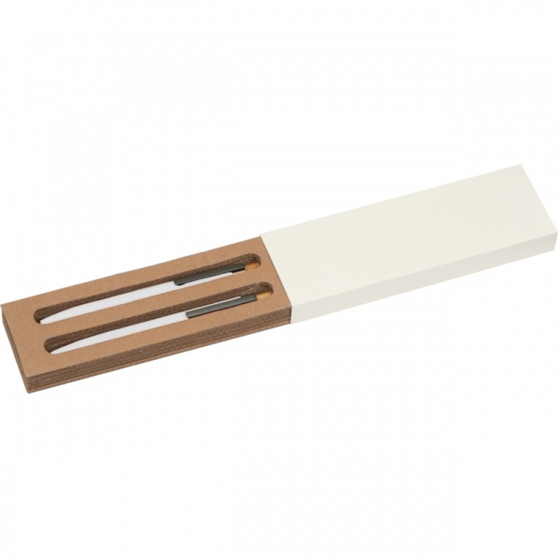 Канцелярский набор гелевая ручка и механический карандаш из переработанного алюминия