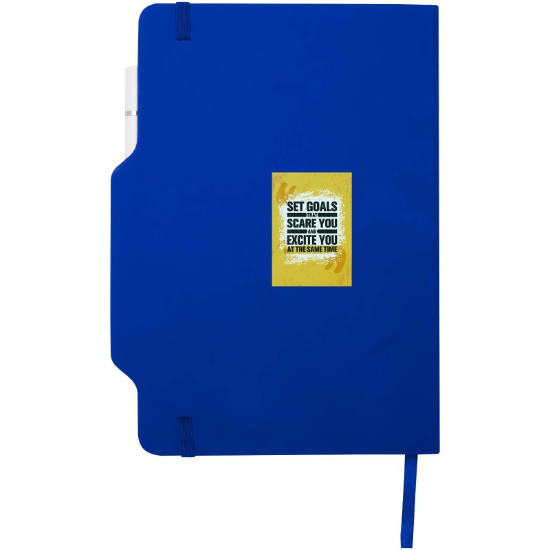 Блокнот с твердой обложкой nexus a5 набором ручка и карандаш (черные чернила)