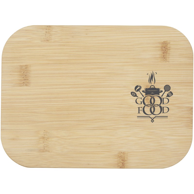 Стеклянный ланч-бокс Roby с бамбуковой крышкой