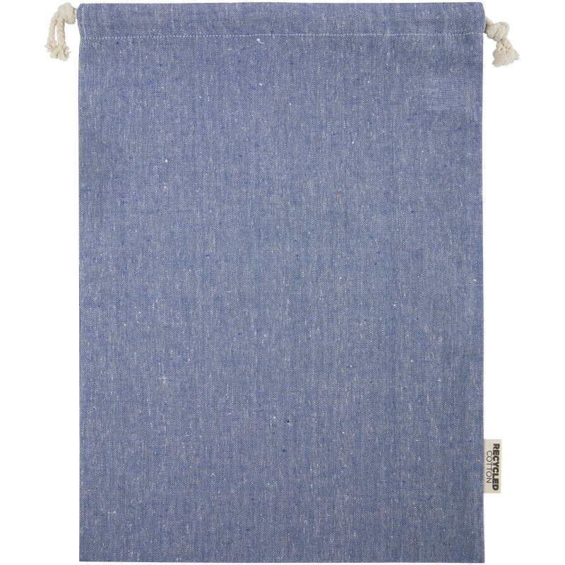 Подарочный пакет из переработанного хлопка GRS Pheebs 150 г/м², большой, 4 л