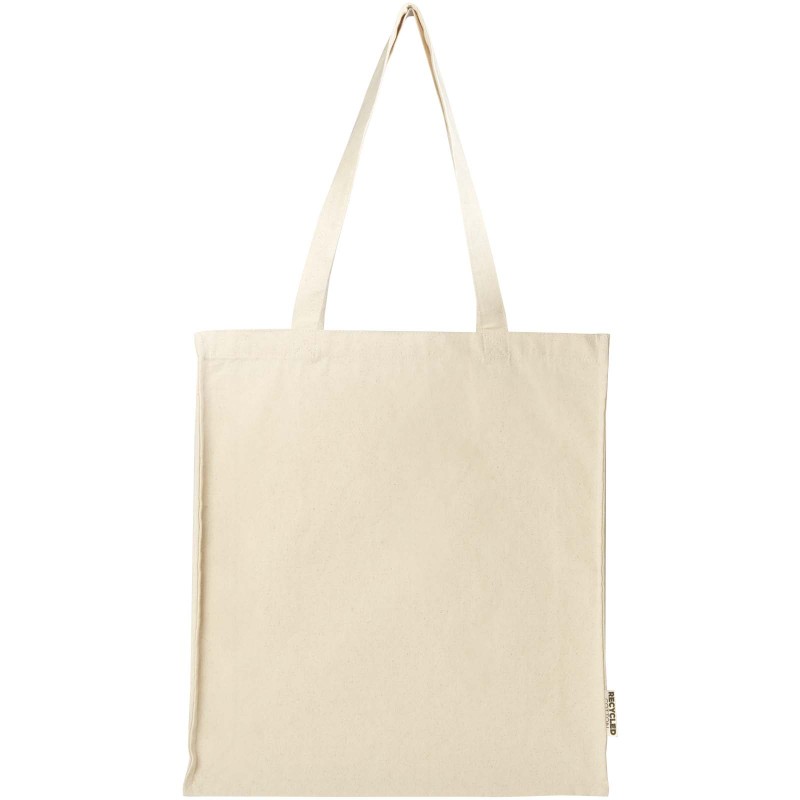 Сумка-шоппер с боковыми вставками из переработанного материала grs, плотность 270 г/м², объем 14 л, florida