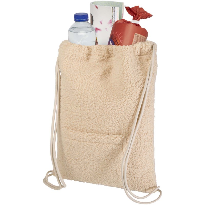 Рюкзак со шнурком Bear из переработанной шерпы GRS объемом 9 л