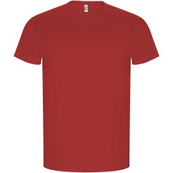 Золотая мужская футболка с коротким рукавом