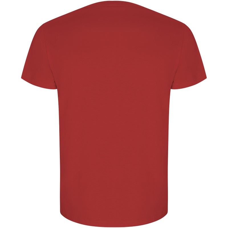 Золотая мужская футболка с коротким рукавом