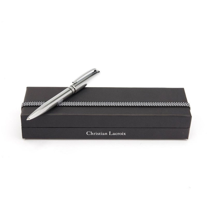 Шариковая ручка Caprio Diamond, хромированная