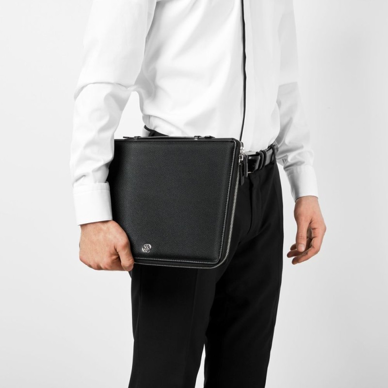 Папка для конференций zip A4 Regent Black