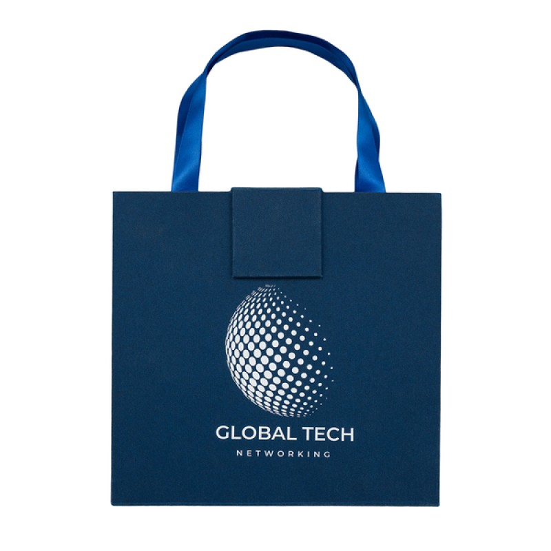 Набор подарочный Lovina: блокнот с ручкой, темно-синий