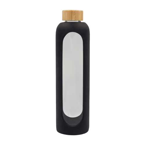 Бутылка из боросиликатного стекла Richmond объемом 1100 мл, черного цвета Бутылка из боросиликатного стекла Richmond объемом 1100 мл, черного цвета