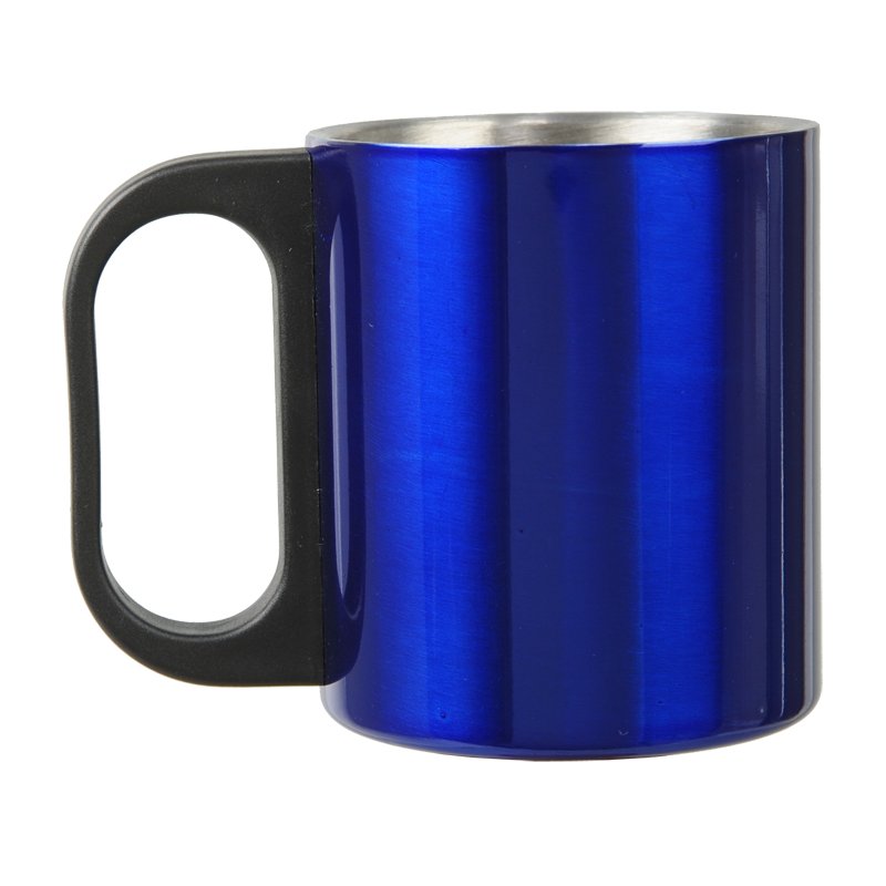 Набор из термоса и кружек Picnic объемом 480 мл, синий/серебристый